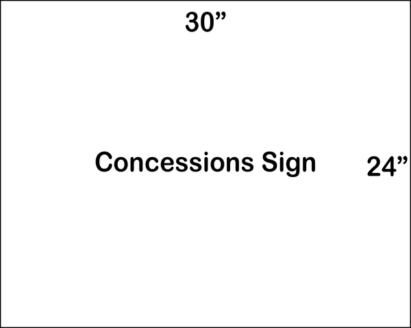 2025 Concession Stand Facilities Sponsorship