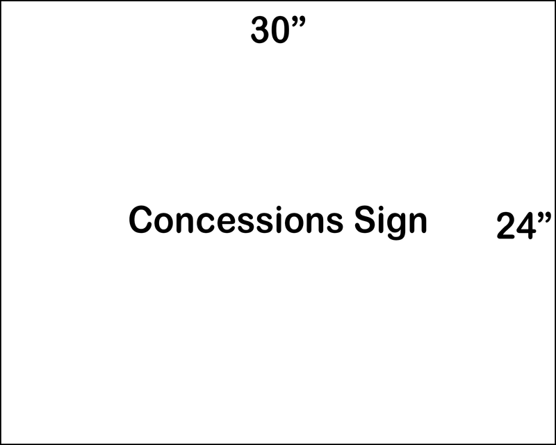 2025 Concession Stand Facilities Sponsorship