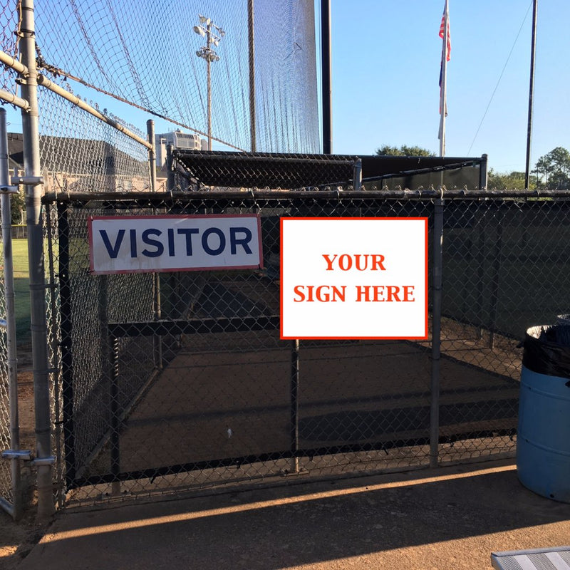 Minors Division/Middle Field - 1st Base Dugout Sign