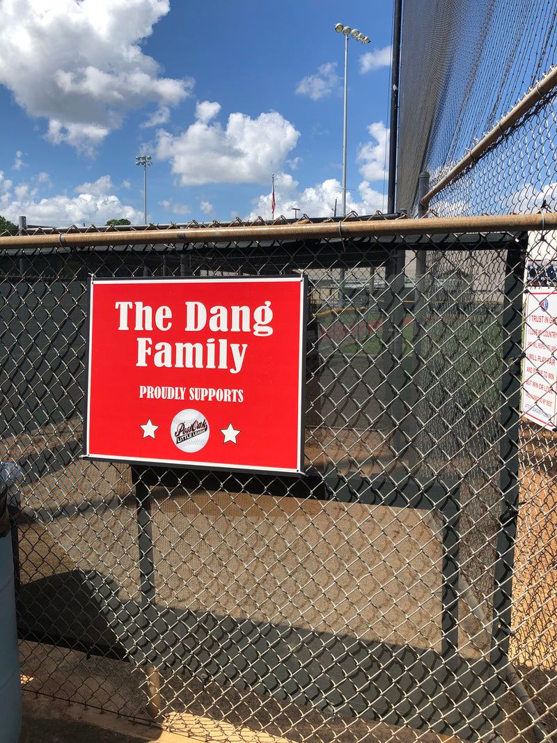 Minors Division/Middle Field - 3rd Base Dugout Sign