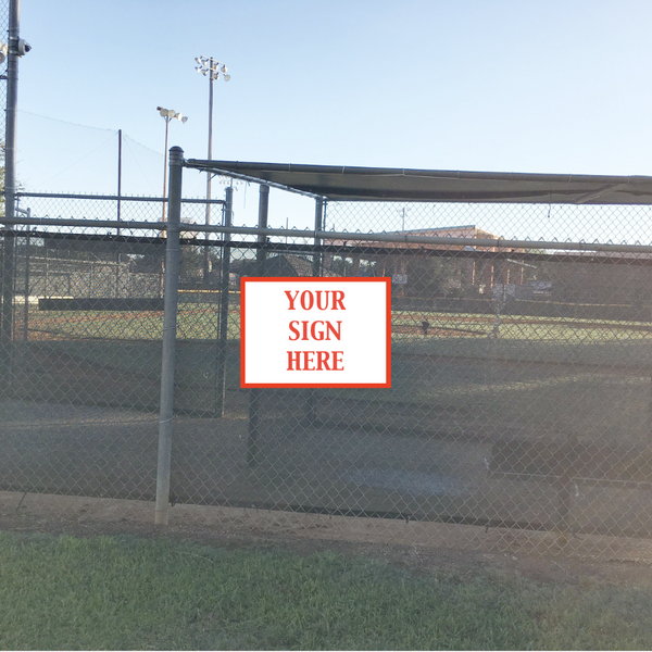 Pee Wee Division - 1st Base Dugout Sign #1