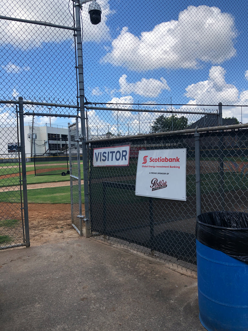 Minors Division/Middle Field - 1st Base Dugout Sign